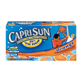 CapriSun  orange flavored juice blend, 10 6-fl. oz. pouches, 10% juice Full-Size Picture